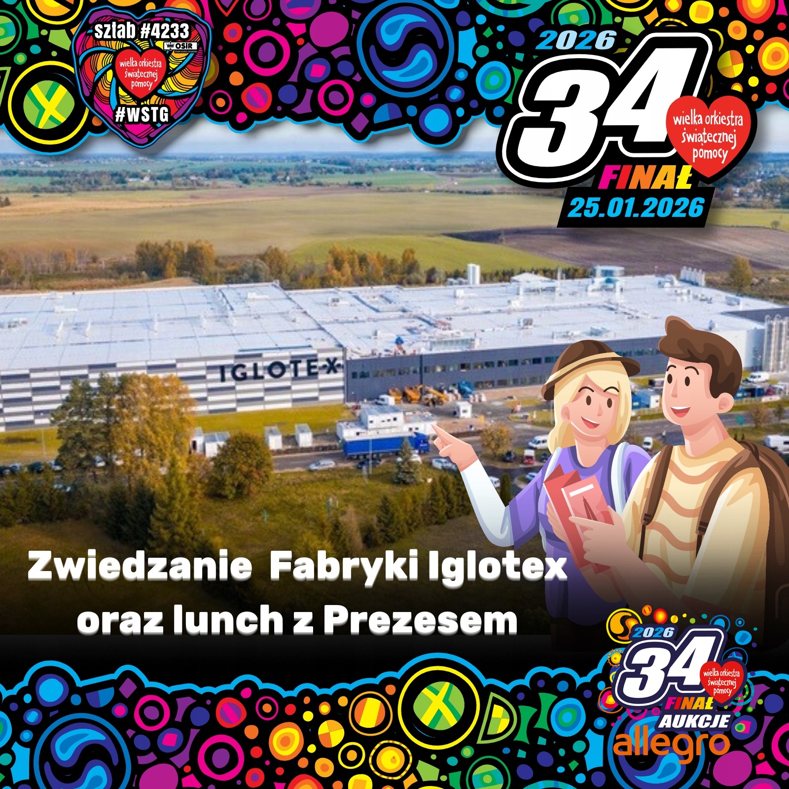 Iglotex wspiera 34. Finał WOŚP – dołącz do naszych inicjatyw!