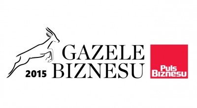 Gazela Biznesu 2015 dla Iglotex - Centrum Usług Wspólnych Sp. z o.o.