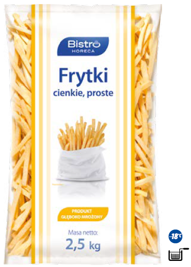 Frytki cienkie, proste 8x8