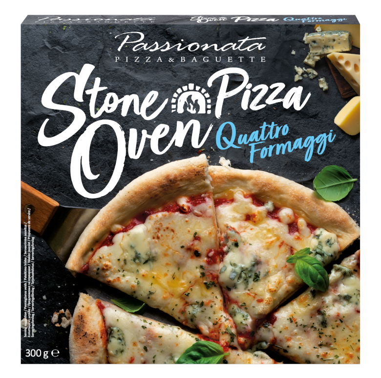 Passionata Stone Oven Pizza Quattro Formaggi