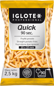 Frytki Quick 90 sec. proste 10x10